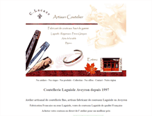 Tablet Screenshot of laguiole-aveyron.fr